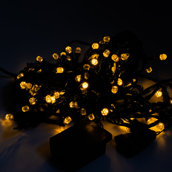 Коледни LED лампички, смесен цвят, 10 метра гирлянд SD73