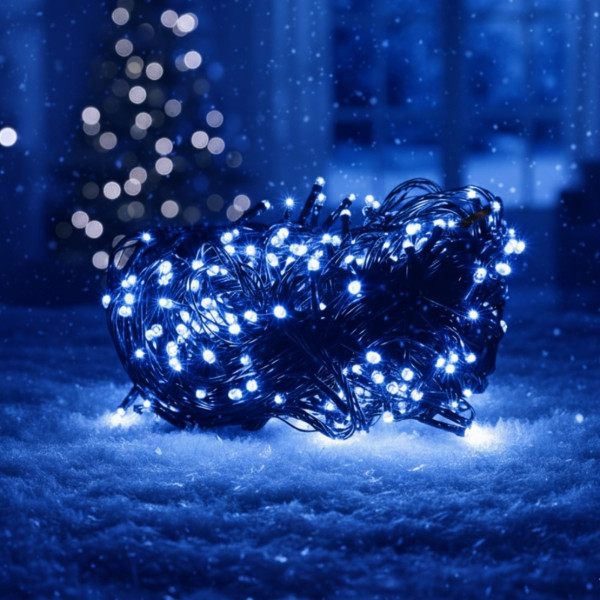 Коледни LED лампички, смесен цвят, 10 метра гирлянд SD73 24