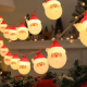 Коледна украса, светещи LED лампички с Дядо Коледа SD19 6