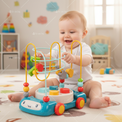 Интерактивна играчка за бебета с лабиринт - WJ88
