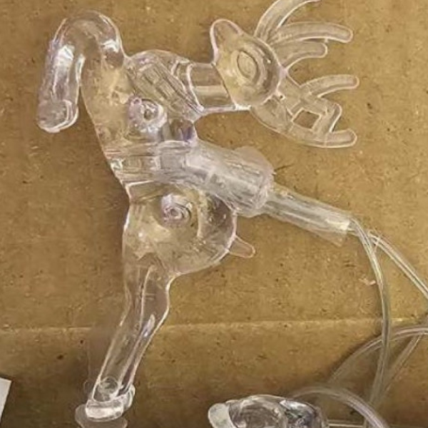 Многоцветни коледни LED лампички с еленчета - Многоцветни, дължина - 5м ,28бр лампички SD66