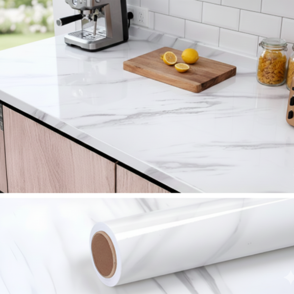 Мраморно самозалепващо фолио за обновяване на дома – водоустойчиво, здраво, практично