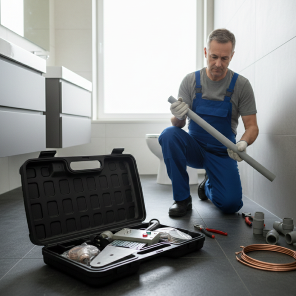 Професионална PPR лепачка 900W с 6 глави (20–63 мм) – Бърз и точен монтаж на водопроводни инсталации 2