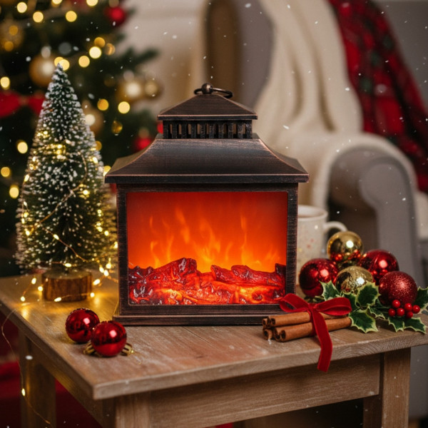 Декоративна камина с реалистичен горящ огън – уют и стил за вашия дом 3