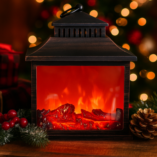 Декоративна камина с реалистичен горящ огън – уют и стил за вашия дом 2