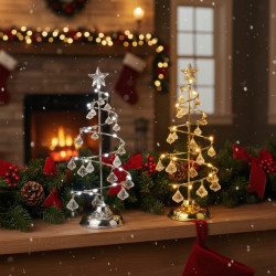 Акумулаторна нощна лампа LED нощна лампа коледна елха с диаманти SD62