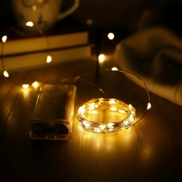 Коледни лампички на батерии в различни цветове SD10 10