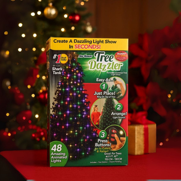 Коледни LED лампички за елха Star shower tree dazzler TV164