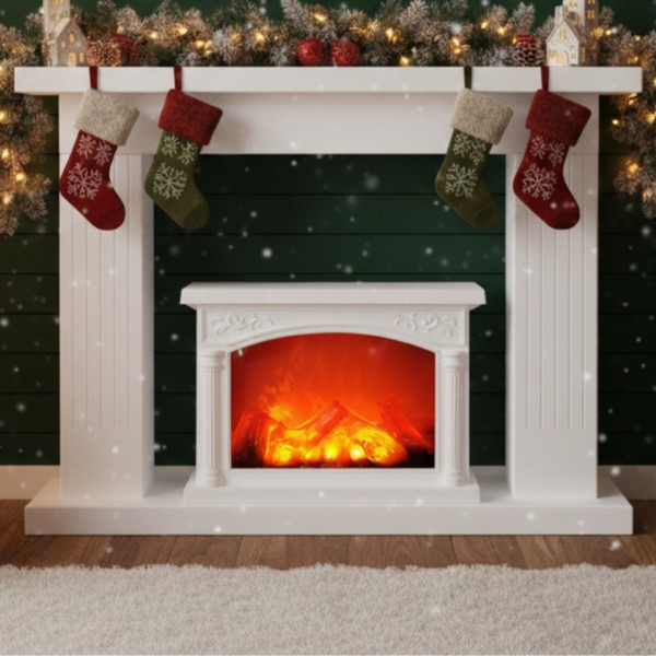 Декоративна коледна камина - уют и празнично настроение във всеки дом 2