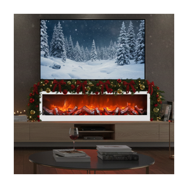 Изкуствена LED камина 24'' – уют и пламък без дим и поддръжка SP26