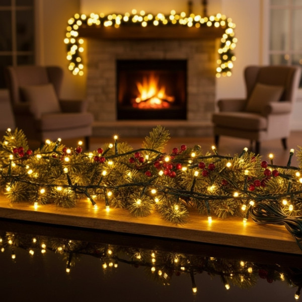 Лед украса от 320 светлини SD49 1