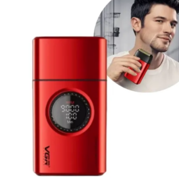 Професионален комплект 2в1 VGR – Машинка за подстригване + електрическа самобръсначка с Led дисплей 5