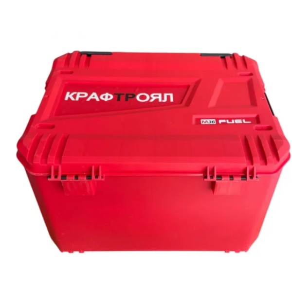 Комплект 2 в 1 KraftRoyal Red Mx Fuel 36V – ъглошлайф + гайковерт, 2x 8Ah батерии и удароустойчив куфар 3270 8