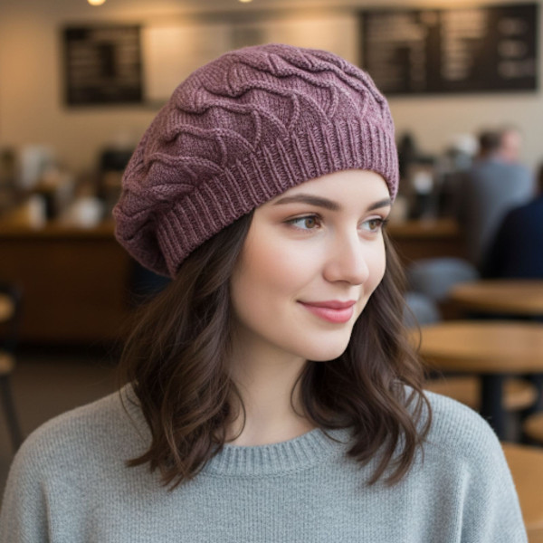 Модерен дамски барет за зимата – Удобство и френски стил 5