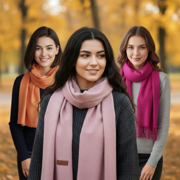 Луксозен кашмирен шал за зимата – Стил и комфорт всеки ден 1