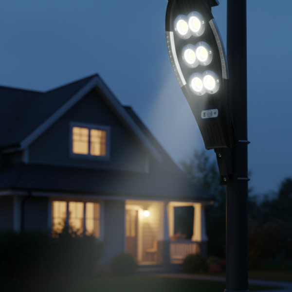 Интелигентна соларна улична лампа – 180W енергийна ефективност и яркост