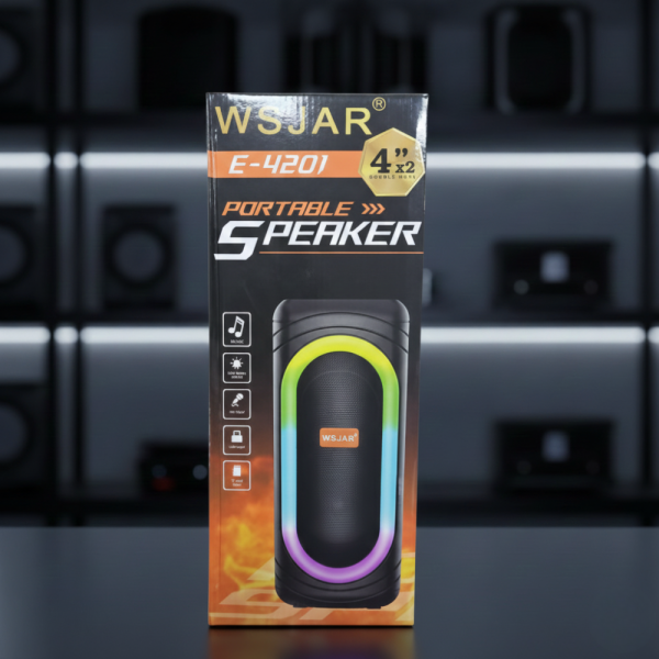 Тонколона с LED цветни светлини,WSJAR E-4201