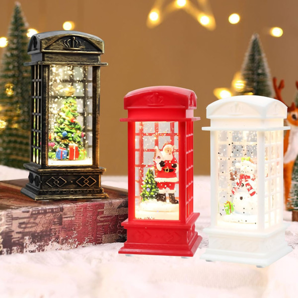 Коледна снежна лампа с LED светлина – празнична магия за уютен дом и топъл коледен дух