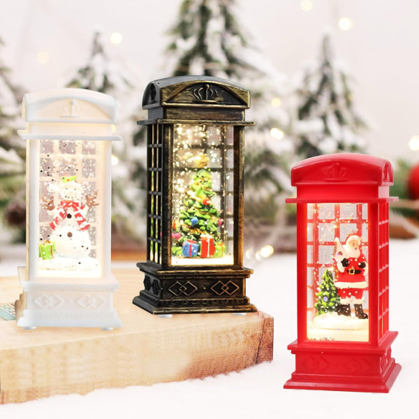 Коледна снежна лампа с LED светлина – празнична магия за уютен дом и топъл коледен дух