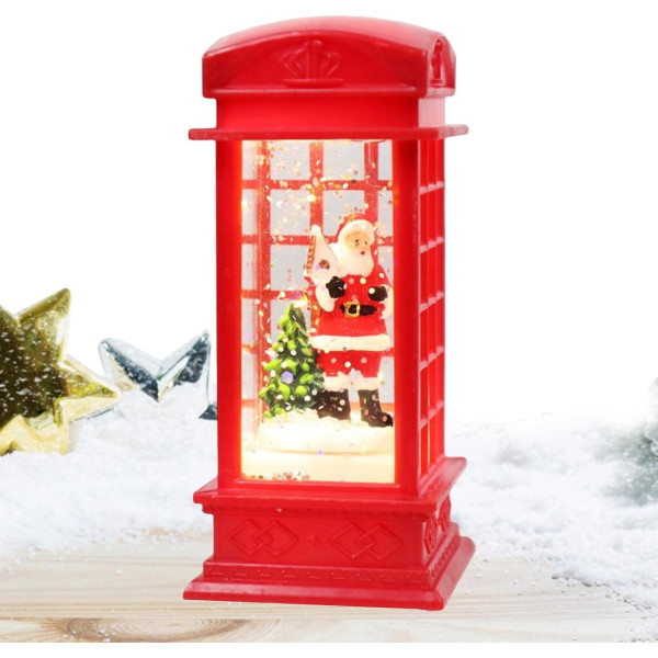 Коледна снежна лампа с LED светлина – празнична магия за уютен дом и топъл коледен дух 5