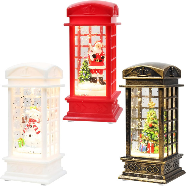 Коледна снежна лампа с LED светлина – празнична магия за уютен дом и топъл коледен дух 8