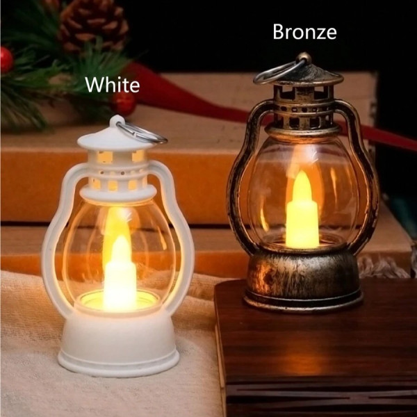 Мини ретро фенер – LED лампа-свещ с безопасна реалистична светлина