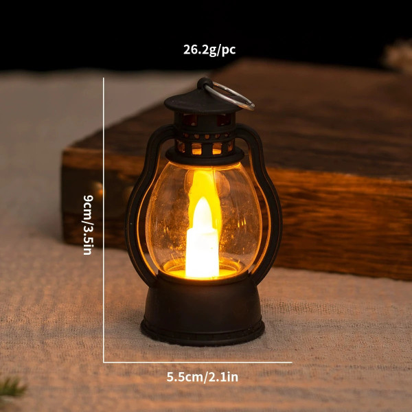 Мини ретро фенер – LED лампа-свещ с безопасна реалистична светлина