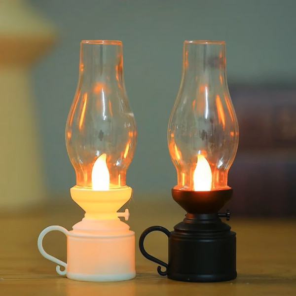 LED винтидж декоративна лампа с трептяща светлина 3