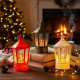 Коледен декоративен LED фенер – топла светлина и уют за празничния дом 1