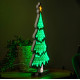 LED коледна елха с 3D светлинен ефект – модерна празнична декорация за дома 4