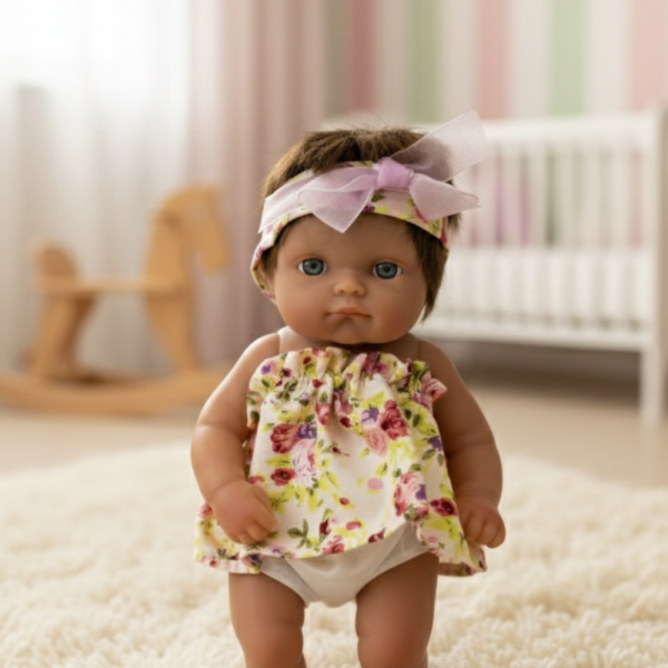 Бебе кукла 25 см с подвижни ръце и крака – идеален подарък за малките грижещи се сърца