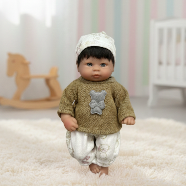 Бебе кукла 25 см с подвижни ръце и крака – идеален подарък за малките грижещи се сърца