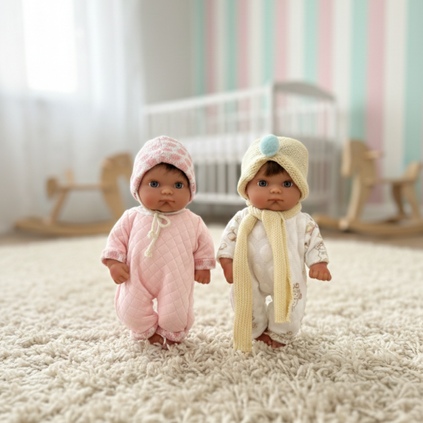 Бебе кукла 25 см с подвижни ръце и крака – идеален подарък за малките грижещи се сърца