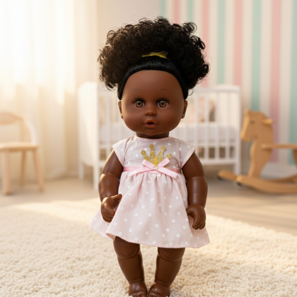 Кукла бебе 12 инча, която яде, пие и пишка – забавление и грижа за всяко дете