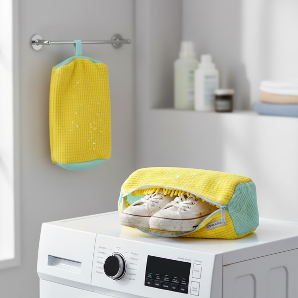 Торбичка за пране на обувки от микрофибър 1