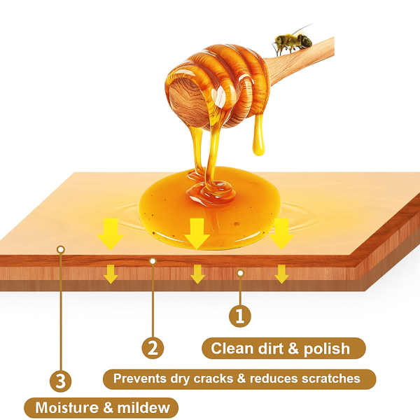 Вакса от пчелен восък за дърво “Mintiml”  1+1 TV389 3