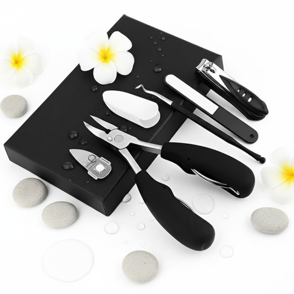 Професионален комплект за поддръжка на нокти – 5 части от неръждаема стомана 1