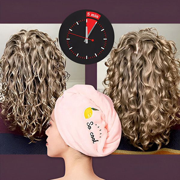 Кърпа за коса с бързо съхнене (2 броя)