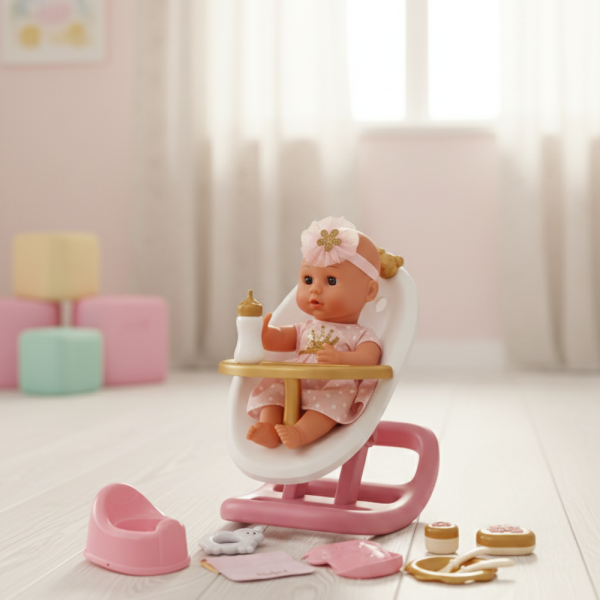 Кукла 2в1 с 13 аксесоара – Перфектен коледен подарък за малки принцеси