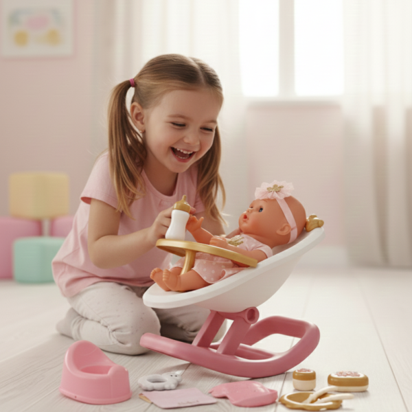 Кукла 2в1 с 13 аксесоара – Перфектен коледен подарък за малки принцеси 1