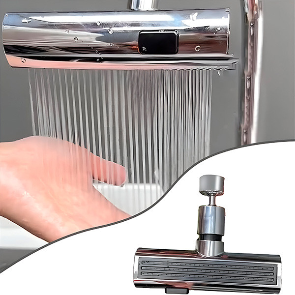 Модерен 3-в-1 смесител: 360° Въртене, Пръскане, Спестяване 3