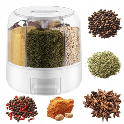 Диспенсър за зърнени храни Voltz OV51215C,6 отделения\ 7.5 л., въртяща основа