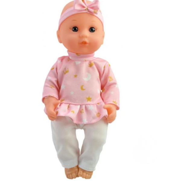 Комплект с бебе и легълце – Идеален подарък с 13 аксесоара за малки принцеси 6