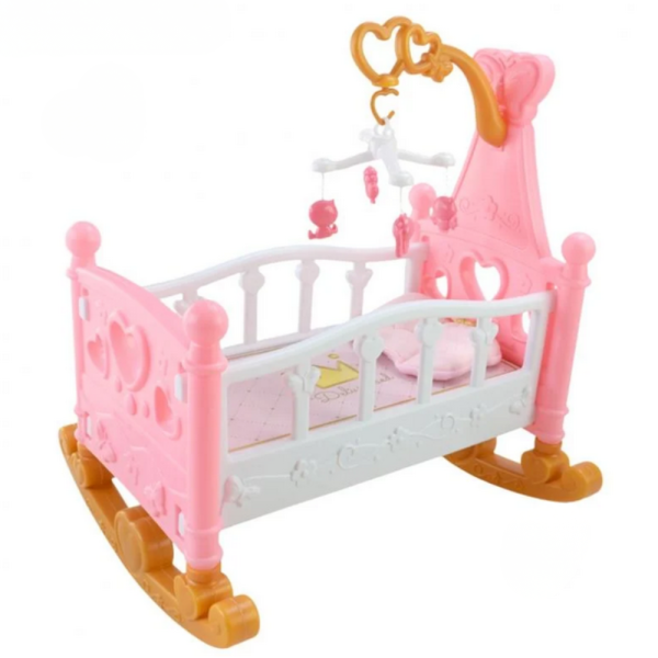 Комплект с бебе и легълце – Идеален подарък с 13 аксесоара за малки принцеси