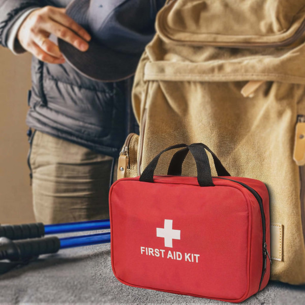 Комплект за първа помощ 173 елемента – Незаменим помощник за пътувания, къмпинг и автомобил