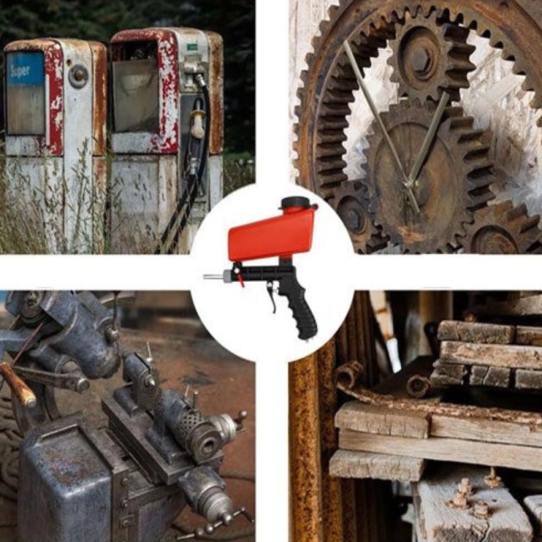 Многофункционален пистолет за пясъкоструене – Идеален за премахване на ръжда, боя и замърсявания 2