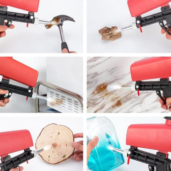 Многофункционален пистолет за пясъкоструене – Идеален за премахване на ръжда, боя и замърсявания