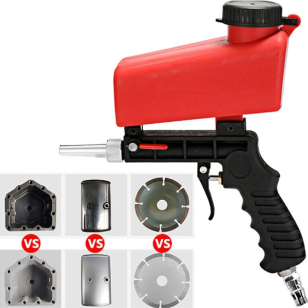 Многофункционален пистолет за пясъкоструене – Идеален за премахване на ръжда, боя и замърсявания 7
