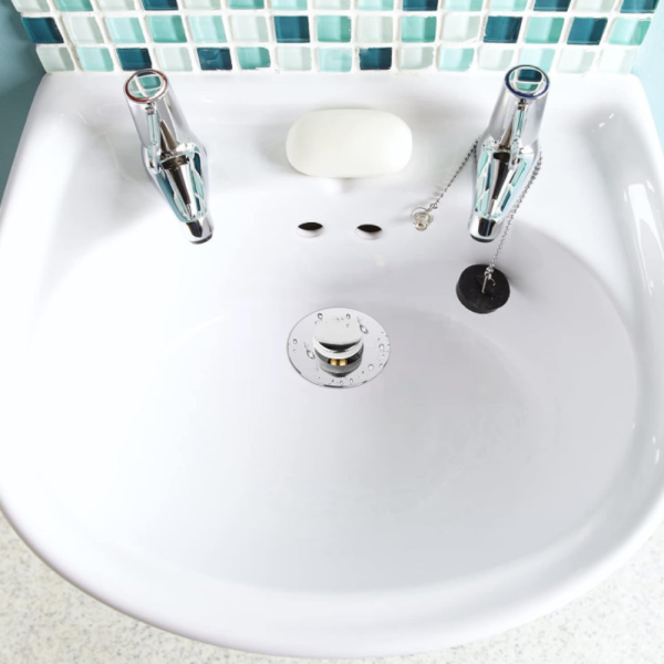 Тапа за мивка с филтър против запушване – Неръждаема стомана и месинг за надеждност и лесно почистване 6