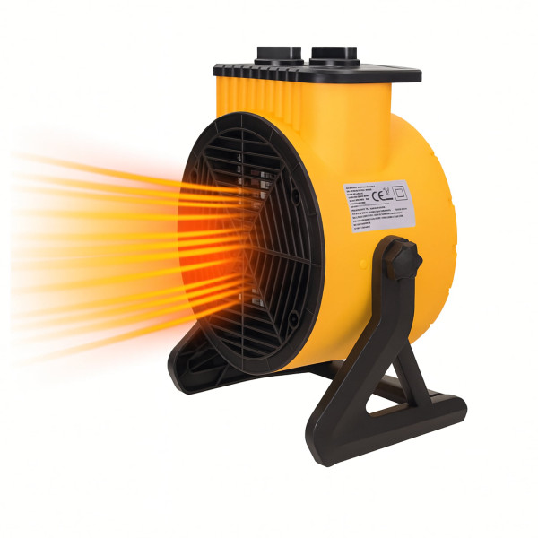 Електрически нагревател вентилатор 2kW с ръчен термостат – Идеален за бързо и ефективно отопление